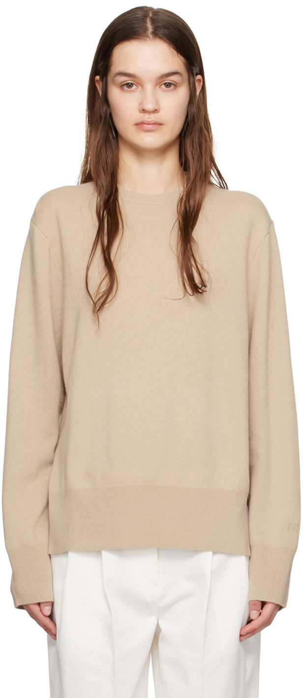 Džemper TOTEME Crewneck Relaxed-Fit Sweater Bež | 242-WRT1734-YA0016