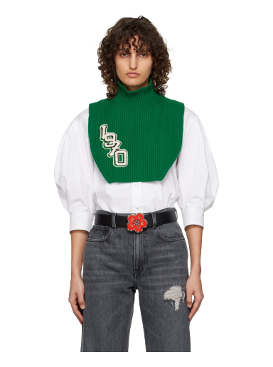 Šal KENZO College Patch Stole Zelena | FC68CU160KEC