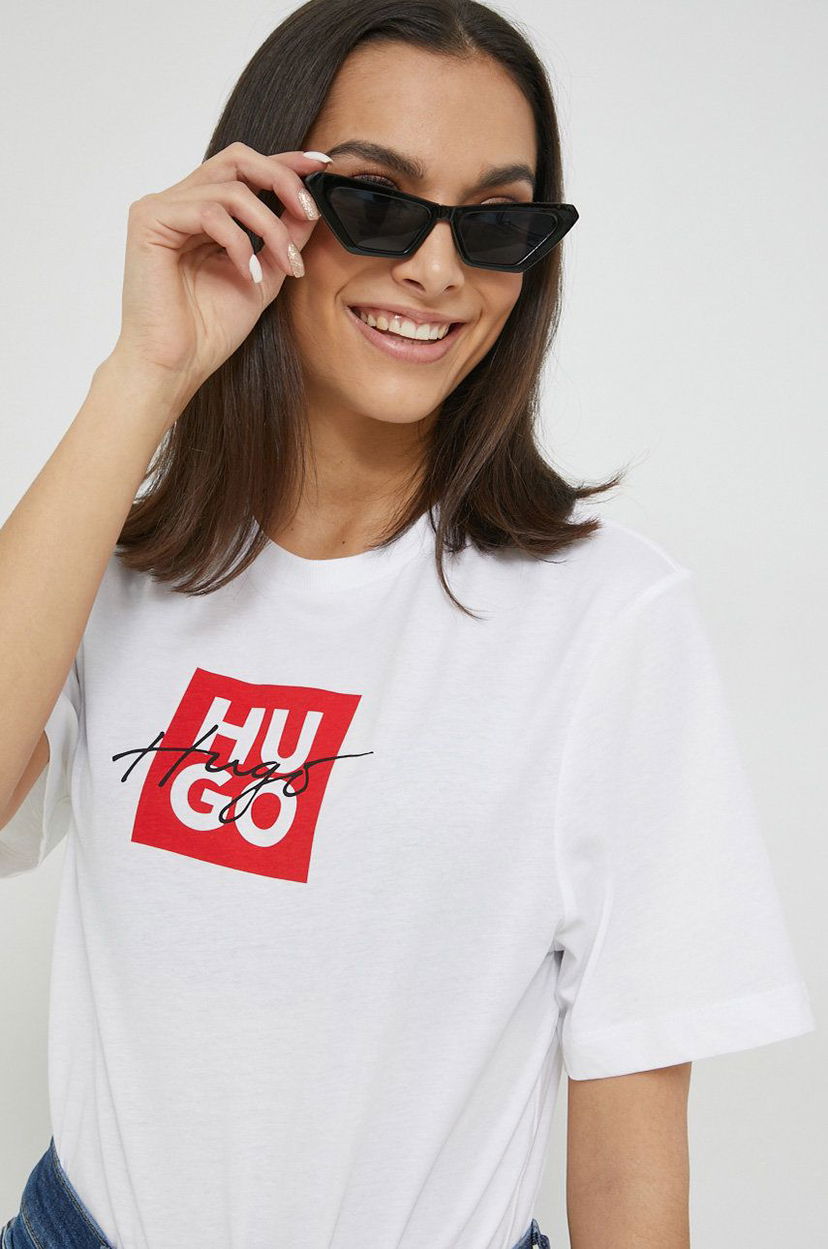 Majica kratkih rukava BOSS HUGO T-Shirt Bijela | 50485373