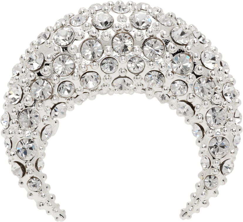Pin Marine Serre Marine Serre Crystal Moon Stud Earring Metalik | UJW072A RMET0001