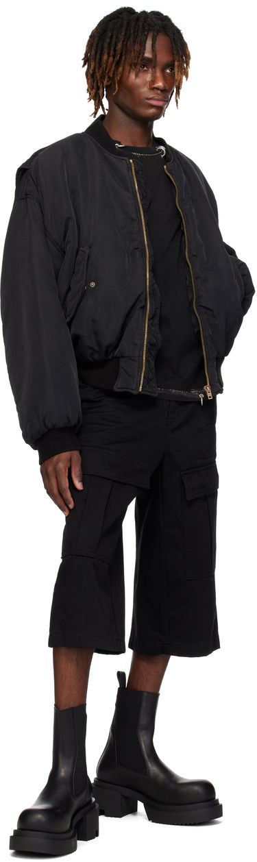 Bomber jakna We11done We11done Curved Bomber Jacket Crna | WD-JP0-25-005-U-BK, 3