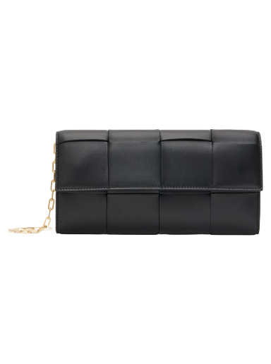 Torba za rame Bottega Veneta Cassette Bag Crna | 742098 VCQC4