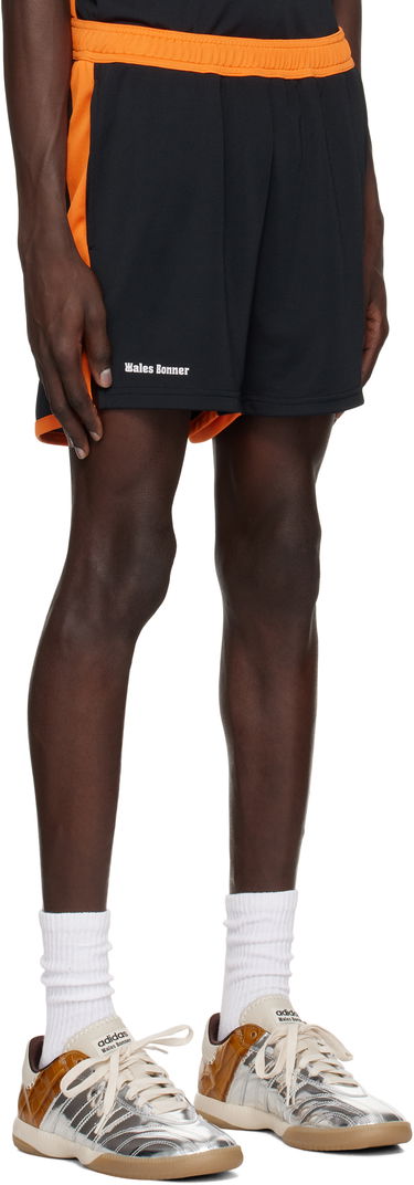 Kratke hlače Wales Bonner Wales Bonner Home Jersey Shorts Crna | US25JE21-PL04-999 TECHNICAL JRSY, 1