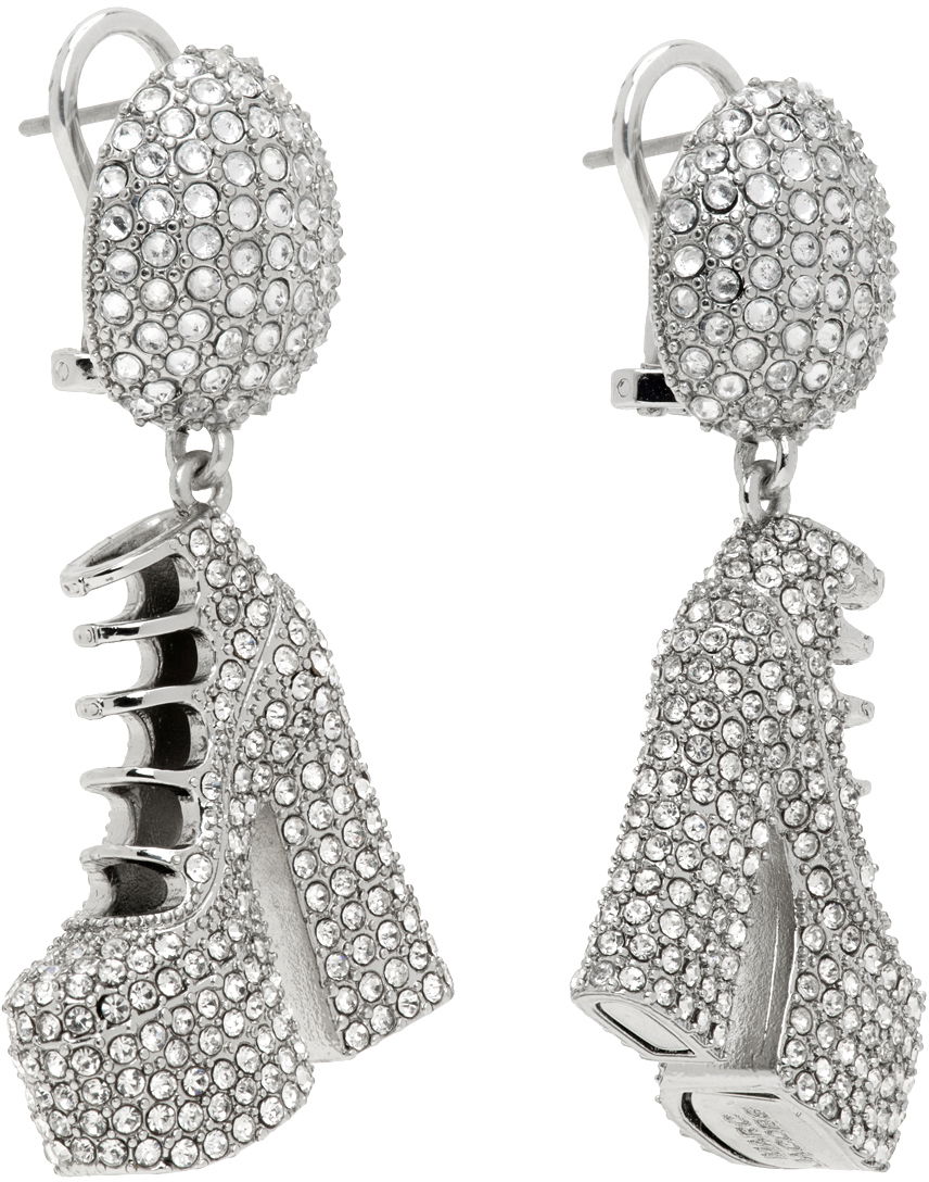 Naušnice Marc Jacobs Marc Jacobs Kiki Crystal Platform Boots Drop Earrings Metalik | 2R3JER001J77, 1