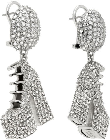 Naušnice Marc Jacobs Marc Jacobs Kiki Crystal Platform Boots Drop Earrings Metalik | 2R3JER001J77, 1
