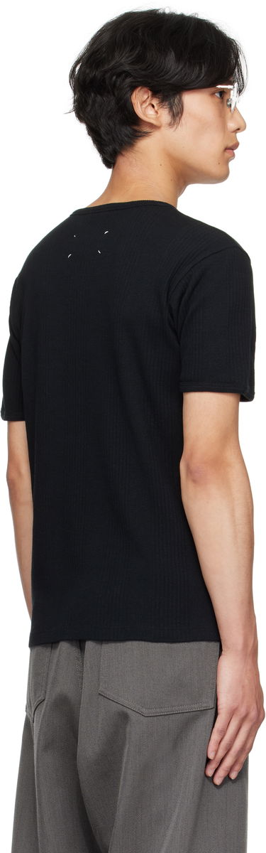 Majica kratkih rukava Maison Margiela Ribbed T-shirt Crna | S67GC0041 S24430, 2