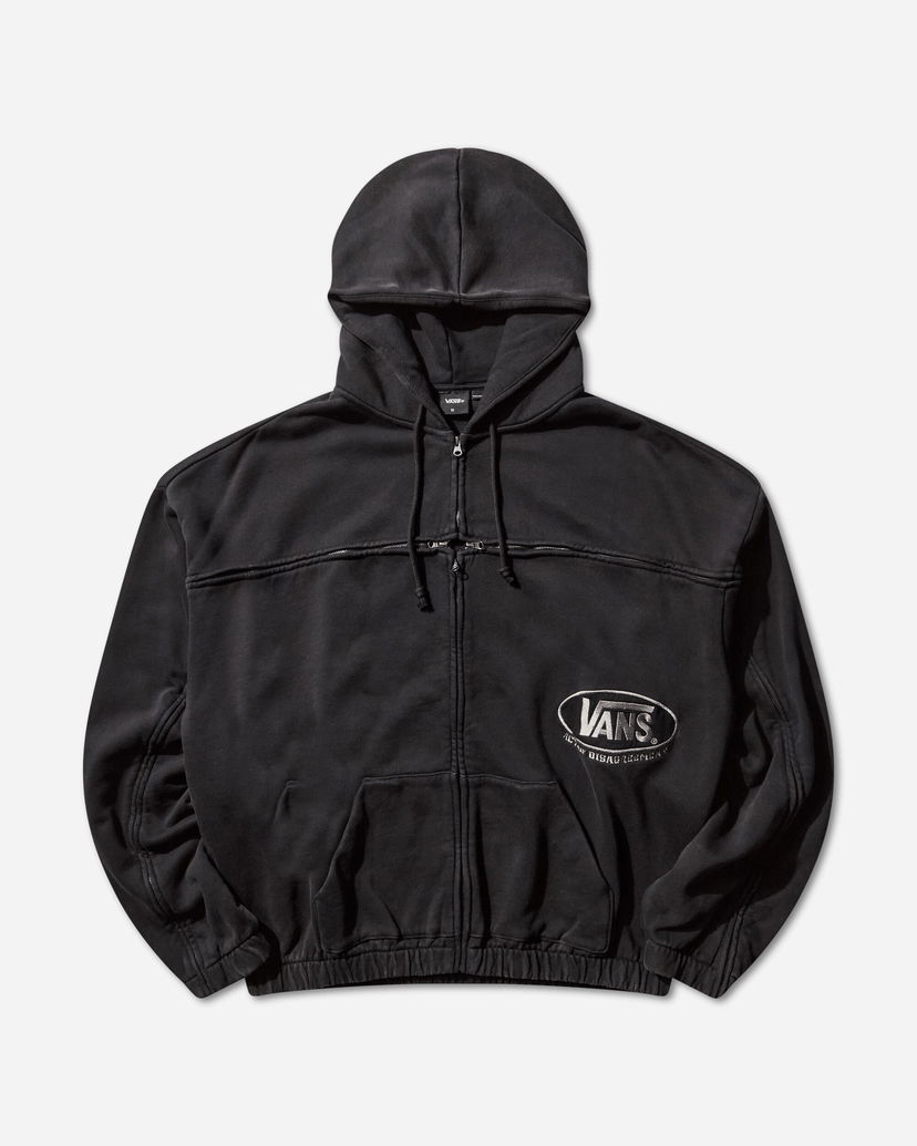 Dukserice Vans Act of Disagreement T Zipped Hoodie Crna | VN000RSTEMQ1