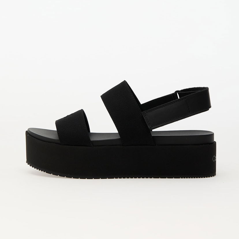 Tenisice i cipele CALVIN KLEIN Jeans Flatform Sandal Slin Black Crna | YW0YW01788 0GJ