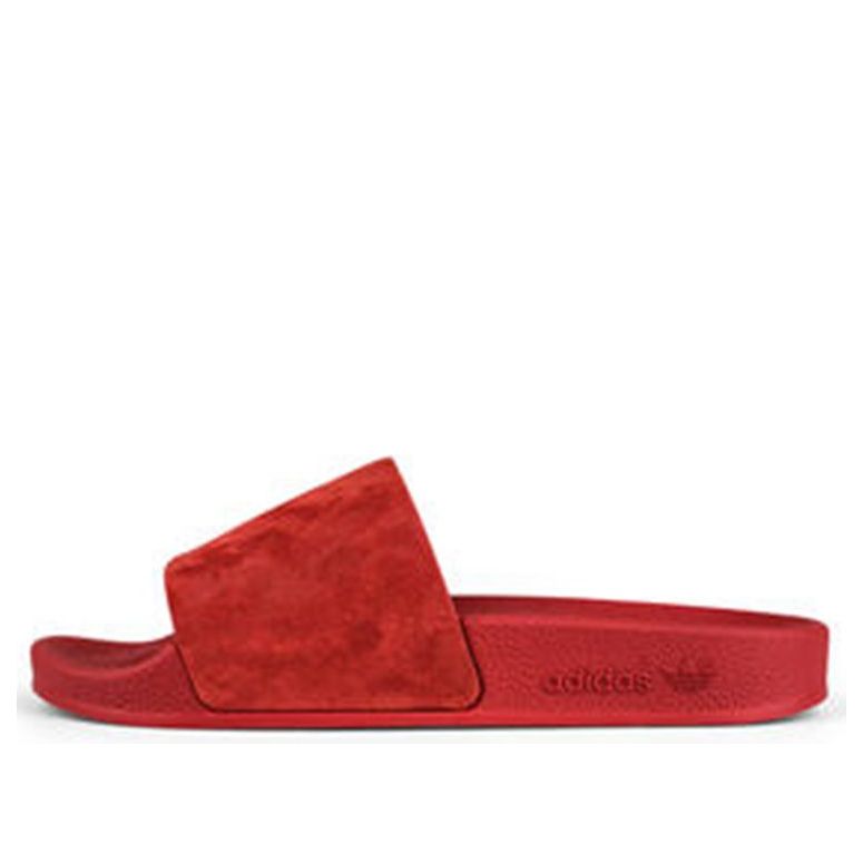 Tenisice i cipele adidas Originals adidas Adilette Suede Slide Crvena | CM8412
