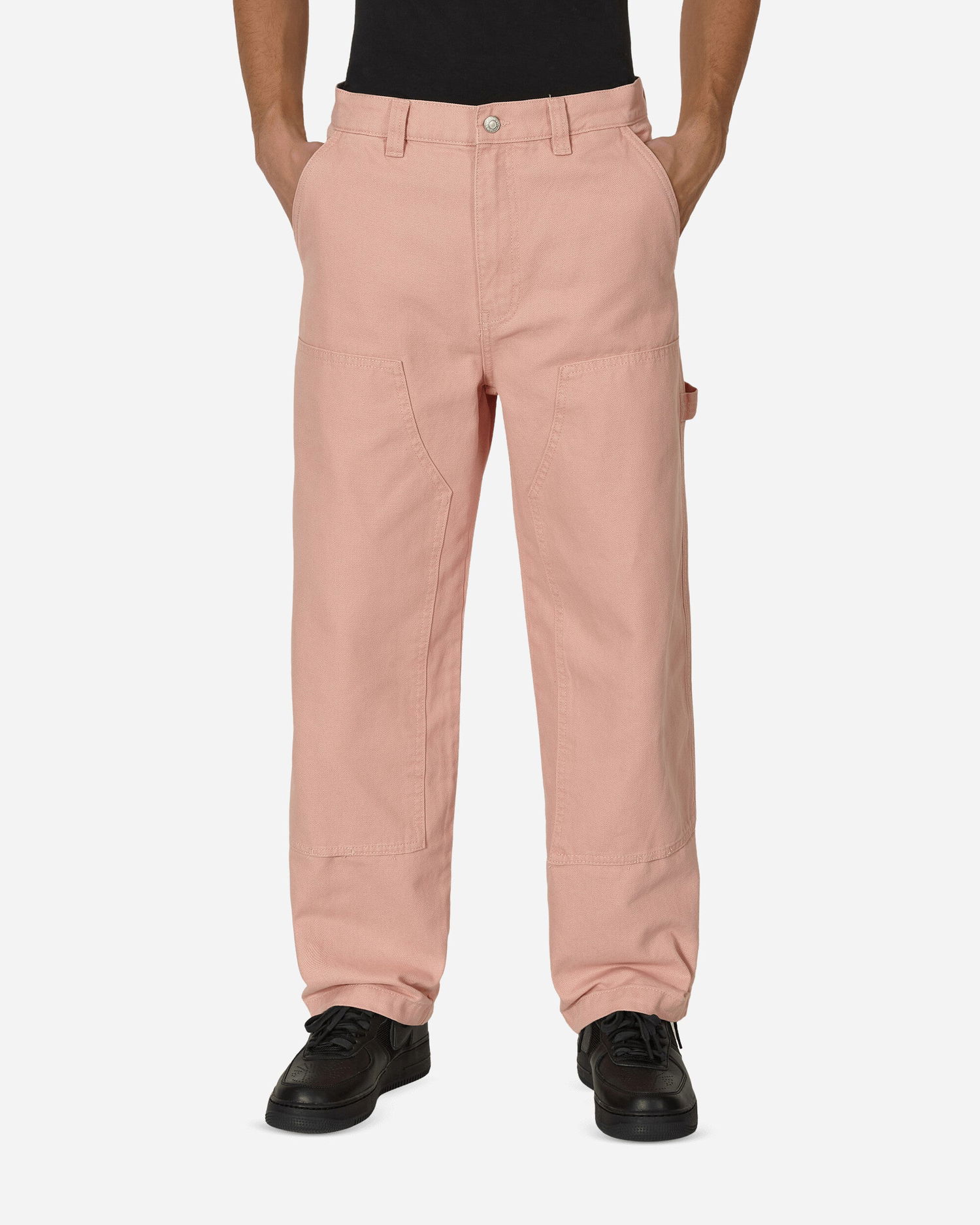 Hlače Stüssy Canvas Work Pants Ružičasta | 116496 SALM, 0