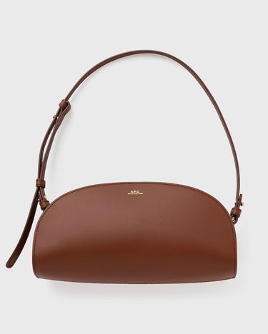 Torba za rame A.P.C. Demi-Lune Shoulder Handbag Smeđa | PXCAX-F61997-CAD, 0