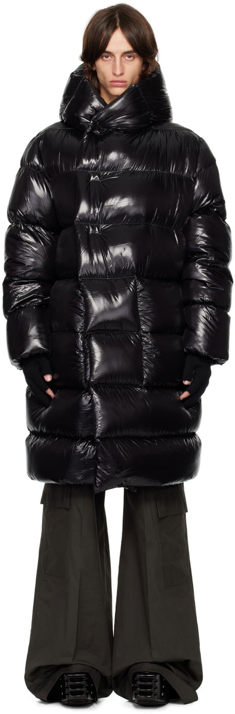 Kaputi Rick Owens Black Porterville Hooded Liner Down Coat Crna | RU02D6998 NLD3
