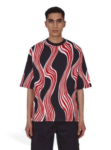 Majica kratkih rukava Moncler x JW Anderson Printed T-Shirt Crna | H209E8C00003 999