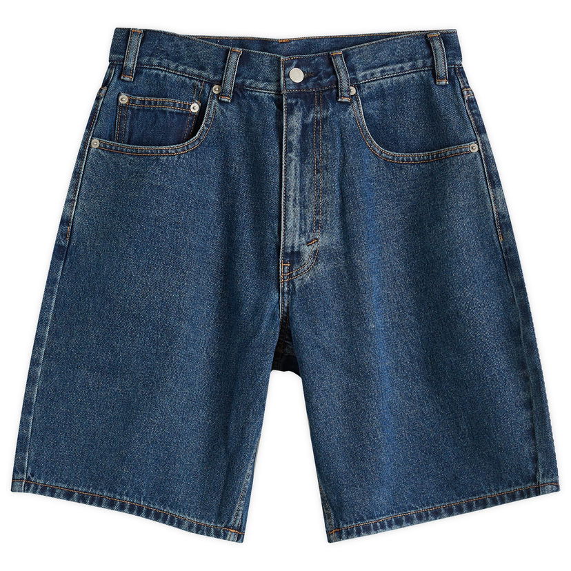 Kratke hlače thisisneverthat thisisneverthat Washed Denim Shorts, Size Large Plava | TN251DSO5S01-BLUE