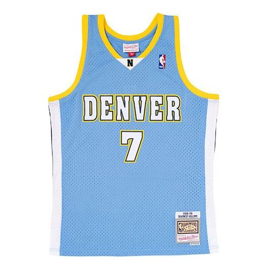 Dres Mitchell & Ness Mitchell & Ness Denver Nuggets Jersey Plava | SMJY3169-DNU08CBICLBL
