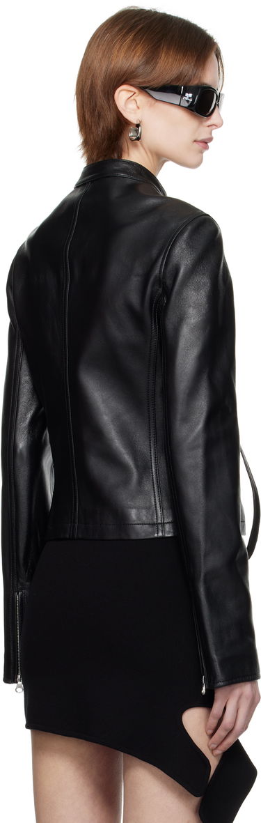 Jakna Courrèges Courrèges City Leather Jacket Crna | 125LBL257CV0005, 2