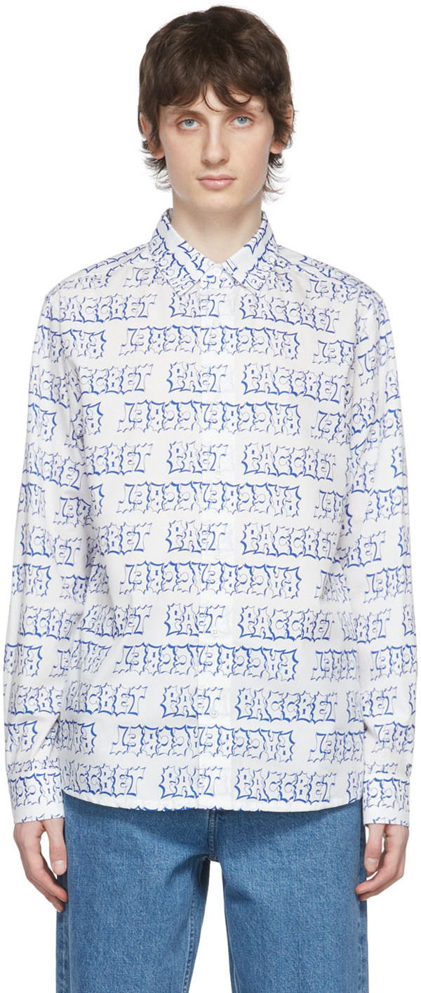 Košulja PACCBET Rassvet White Cotton Shirt Tirkiz | PACC10B002