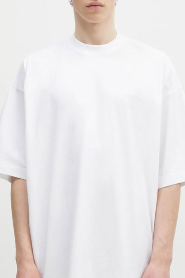 Majica kratkih rukava VETEMENTS Embroidered Logo Oversized T-Shirt Bijela | UA66TR765W, 4
