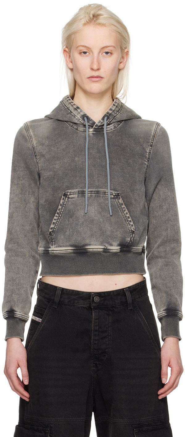 Dukserice Diesel D-Angy Hoodie Siva | A12574 068HT