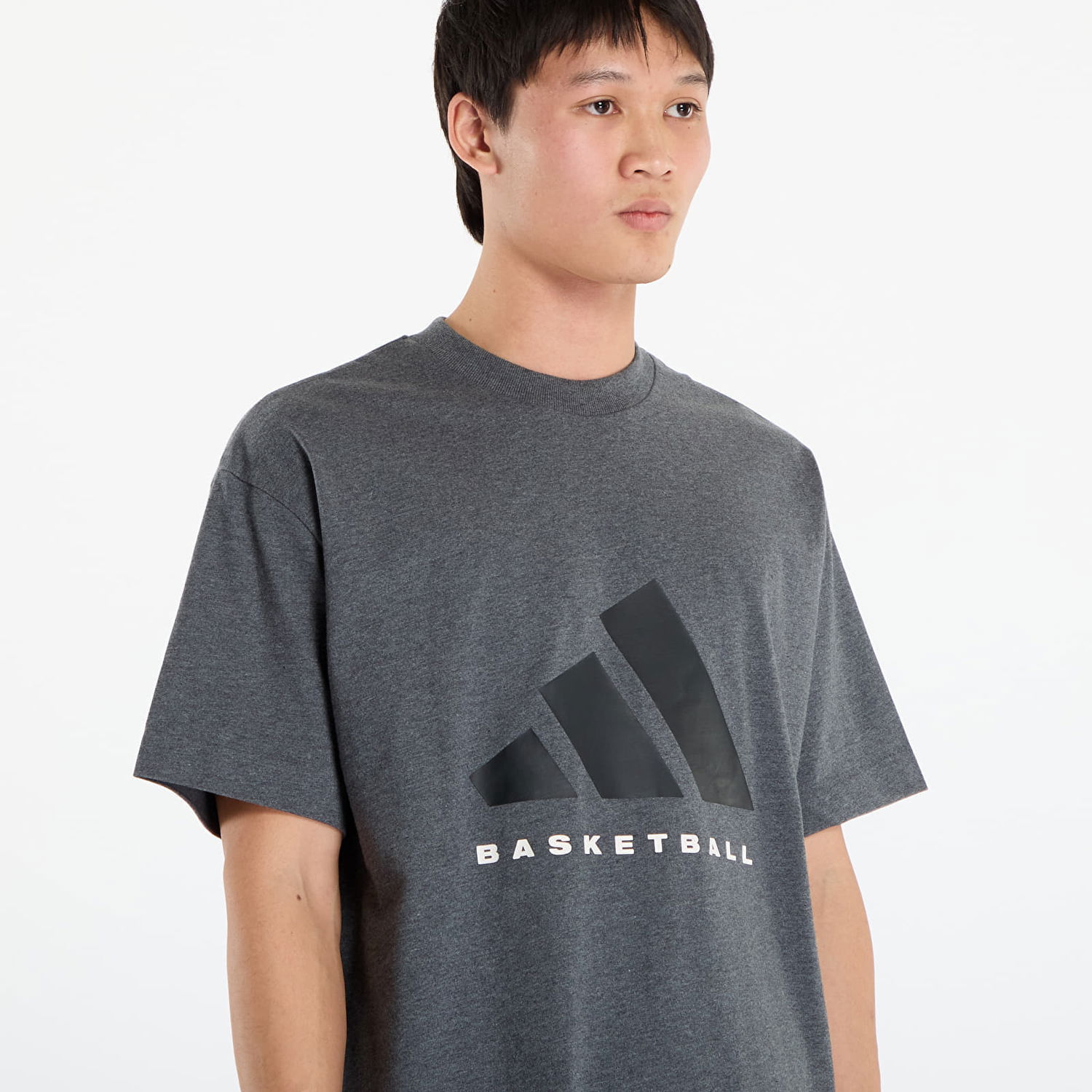 Majica kratkih rukava adidas Performance Basketball T-Shirt Siva | JN3971, 1