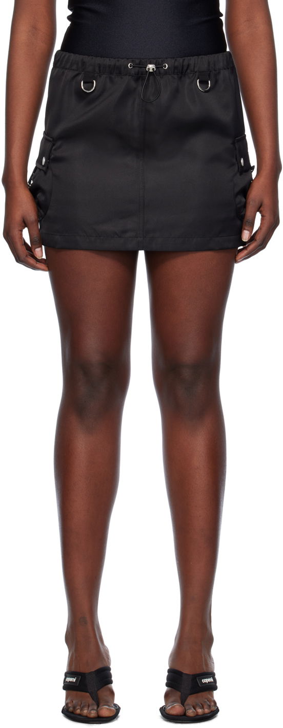 Suknja Coperni Coperni Cargo Miniskirt Crna | COPJ49BIS828