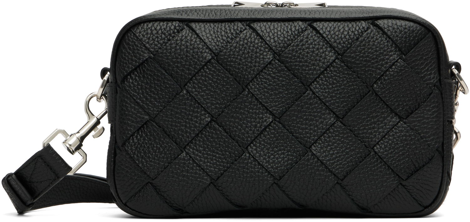 Ručna torbica Bottega Veneta Bottega Veneta Small Intrecciato Camera Bag Crna | 755923V4G318803, 0