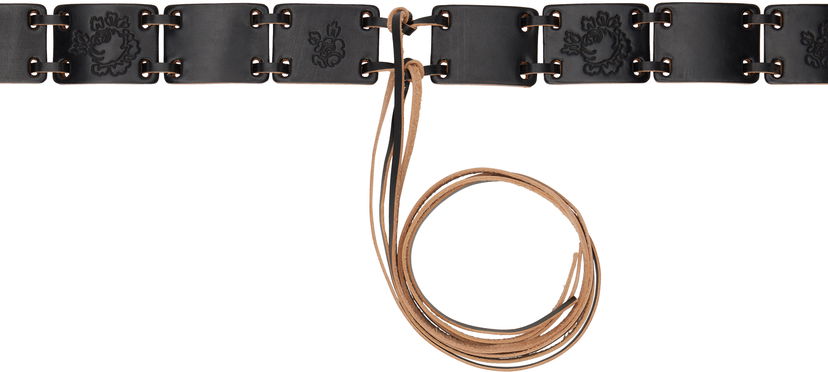 Pojasevi OUR LEGACY Block Belt Crna | A42484B