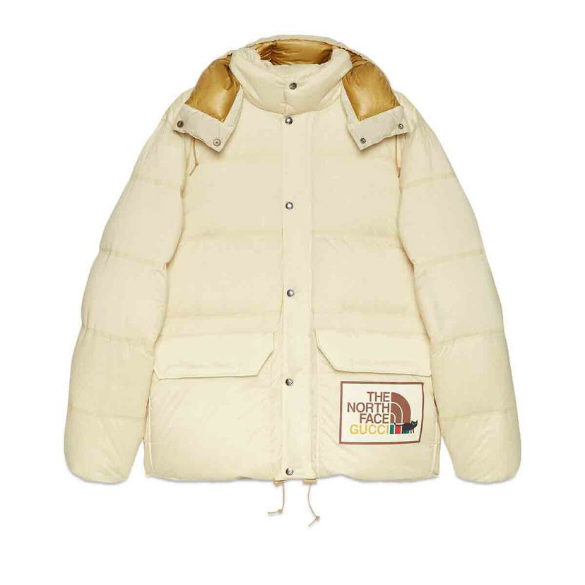 Pernata jakna Gucci The North Face x Down Jacket Beige Bež | 663753 XAAC0 9118