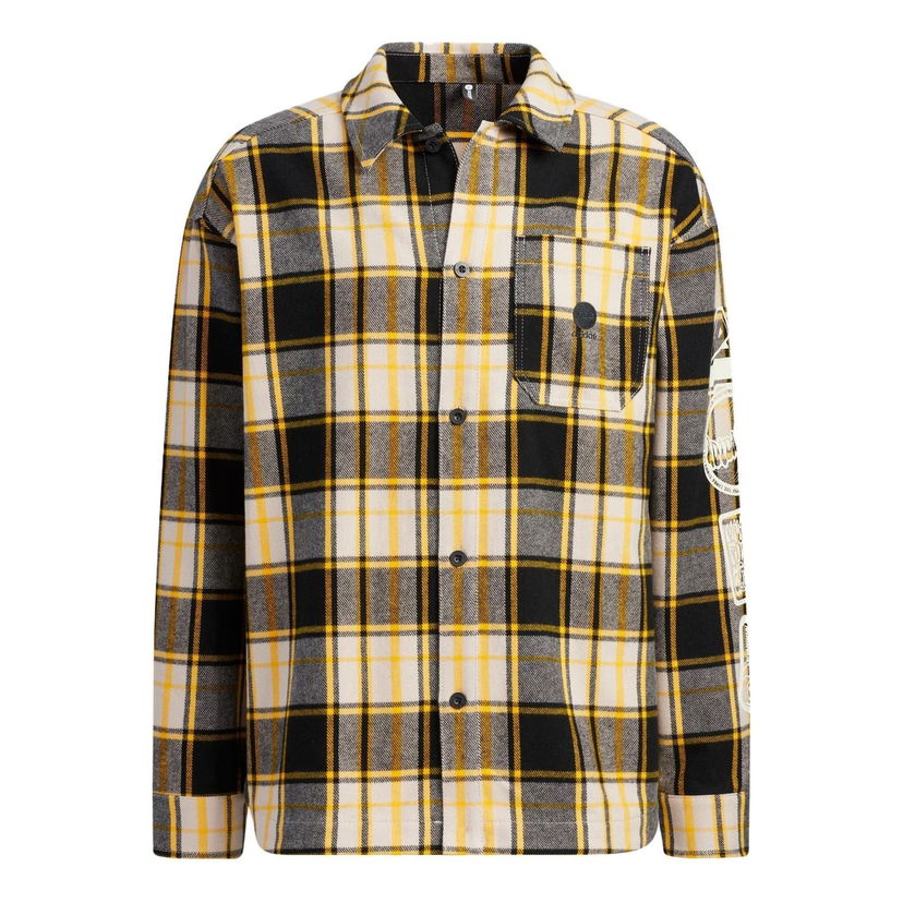 Košulja adidas Originals Men's CESP Plaid Button-Down Shirt Crna | IA6824