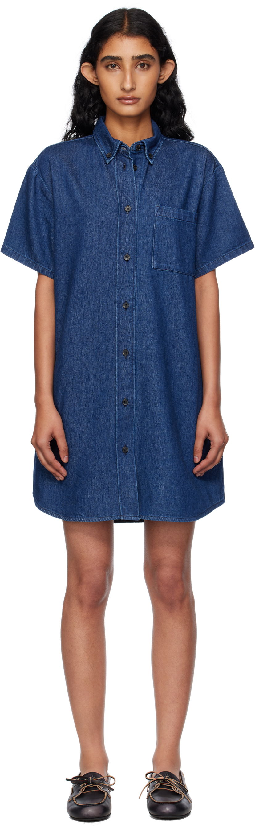 Haljina A.P.C. A.P.C. Ary Denim Minidress Plava | COHAL-F35181