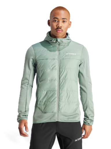 Vjetrovka adidas Performance Terrex Multi Hybrid Insulated Hooded Jacket Zelena | IM8107