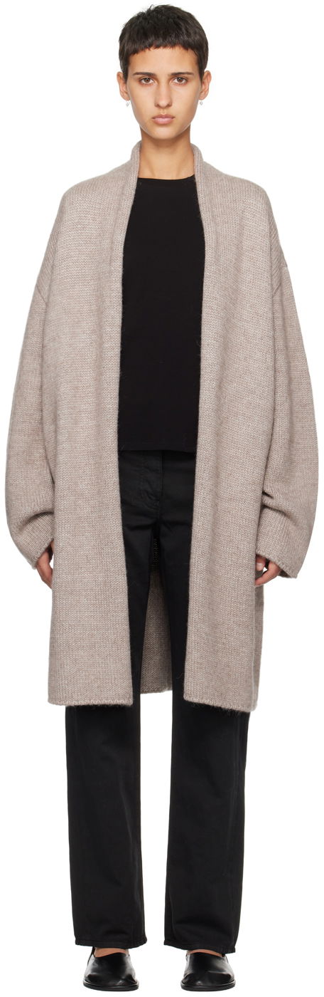 Džemper The Row The Row Ernesto Knit Cardigan Bež | 7642-Y670