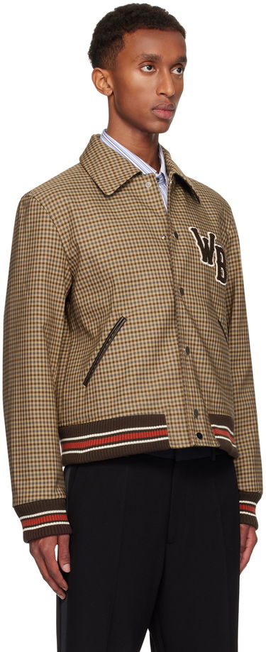 Bomber jakna Wales Bonner Wales Bonner Homecoming Varsity Bomber Jacket Smeđa | UA24JA10-CO03-8890, 1