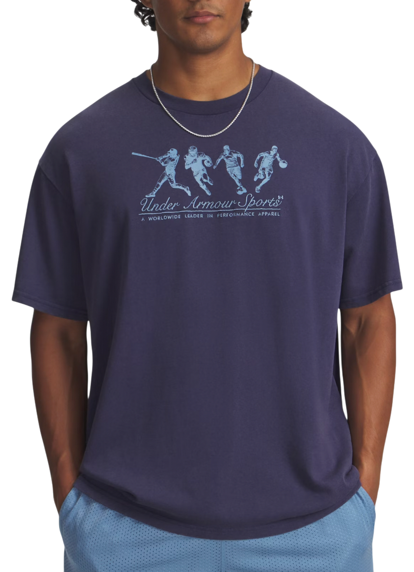 Majica kratkih rukava Under Armour Athletes Sports Graphic Short Sleeve T-Shirt Tamnoplava | 6004936-403