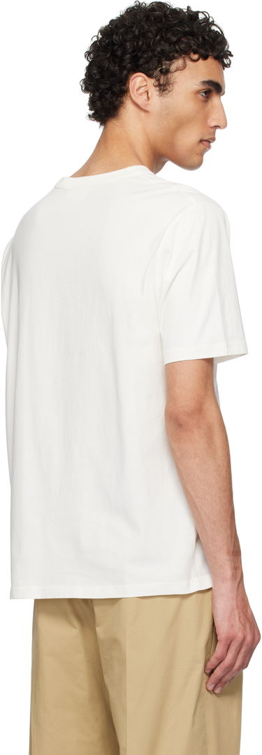 Majica kratkih rukava MAISON KITSUNÉ Maison Kitsuné Barista Fox Patch Relax T-Shirt Bijela | CKNU00102KJ7014, 2