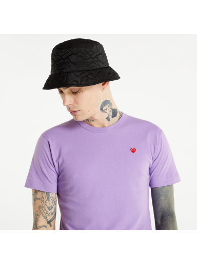 Majica kratkih rukava Comme des Garçons PLAY Heart Logo Tee Ljubičasta | AZT314 violet