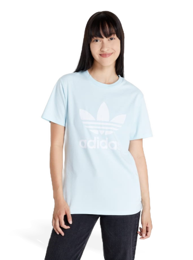 Majica kratkih rukava adidas Originals Trefoil Tirkiz | hk9638