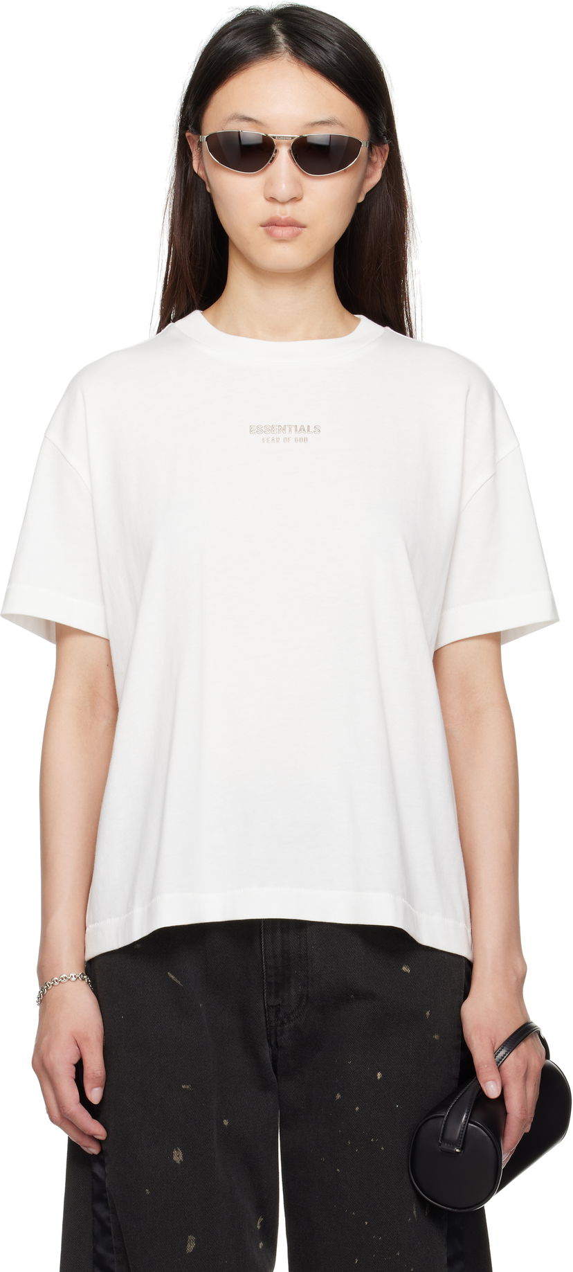 Majica kratkih rukava Fear of God Fear of God ESSENTIALS Classic Fit T-Shirt Bijela | 125SP255864FW