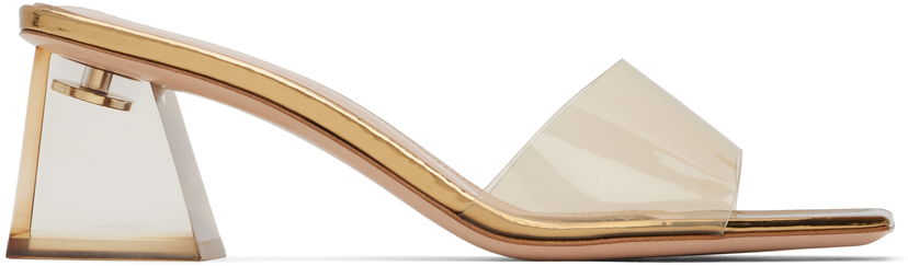 Dodaci Gianvito Rossi Gianvito Rossi Cosmic Heeled Mules Metalik | G11320-55PLE-GME