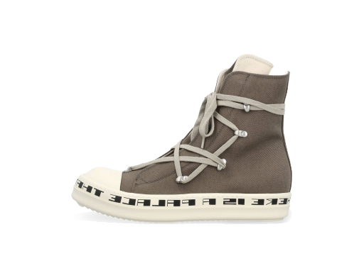 Tenisice i cipele Rick Owens DRKSHDW Hexa High Dust "Milk Black" Bež | DU02C5805 DOEP8 34119