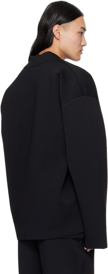 Džemper Maison MIHARA YASUHIRO MIHARA YASUHIRO Milan Rib Blazer Crna | I13JK024, 2