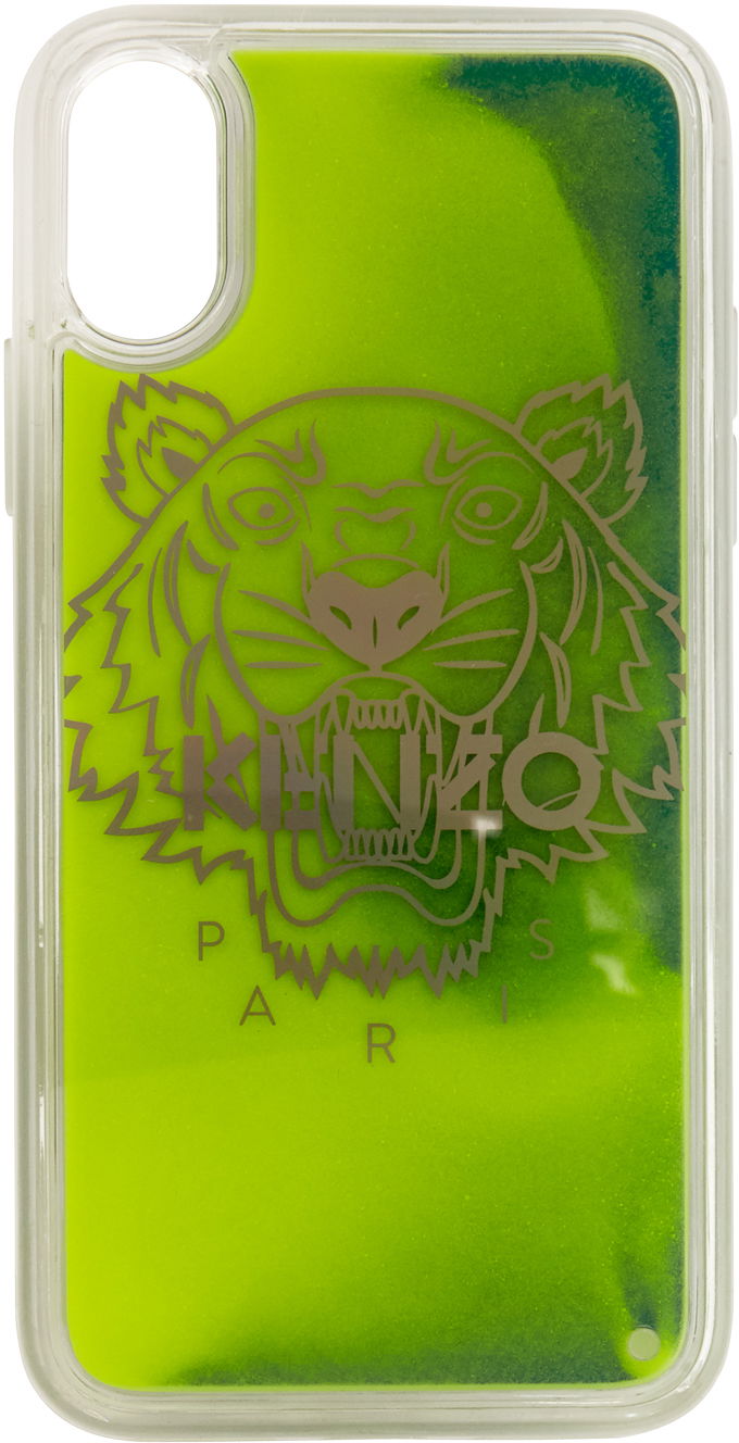Gadget KENZO Kenzo Glow-In-The-Dark iPhone X/XS Phone Case Zelena | FA5COKIFXSAN