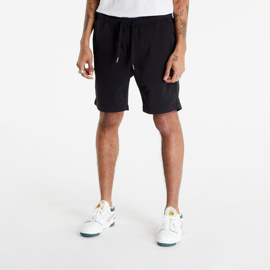 Kratke hlače Urban Classics Stretch Twill Joggshorts Crna | TB1609-00007, 0