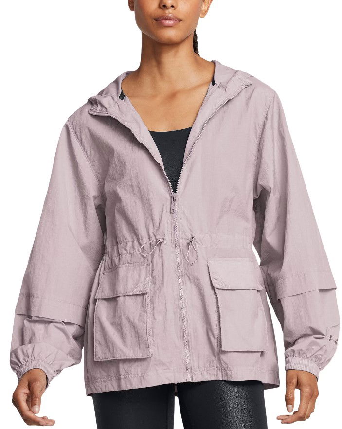 Vjetrovka Under Armour Lightweight Hooded Women's Anorak Jacket Ljubičasta | 1386455-015
