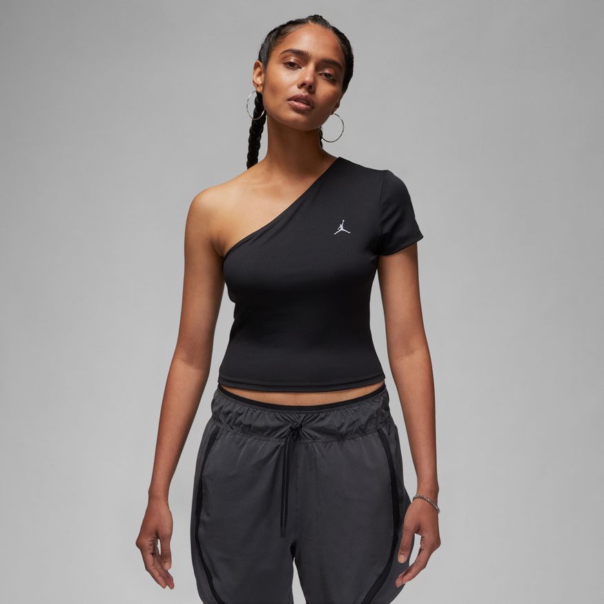 Majica kratkih rukava Jordan Dri-FIT Asymmetrical Top Crna | DV1267-010, 0