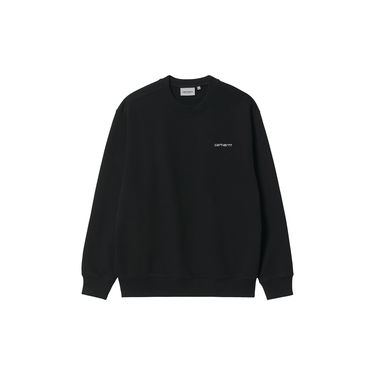 Džemper Carhartt WIP Script Embroidery Crewneck Crna | I032692_0D2_XX, 6