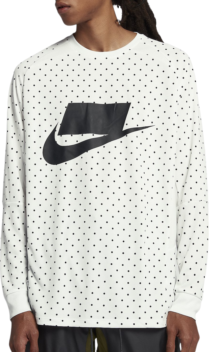 Majica kratkih rukava Nike NSW Long Sleeve Knit Top Bijela | 930325-121