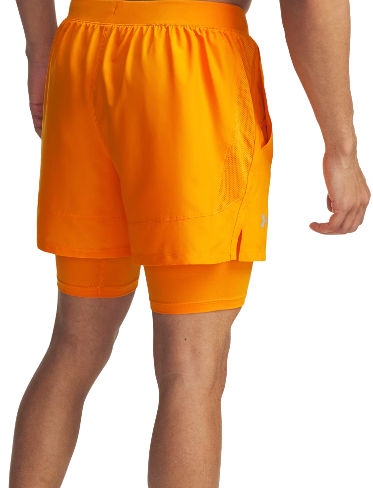 Kratke hlače Under Armour LAUNCH 5'' 2-IN-1 SHORTS Narančasta | 1382640-793, 1