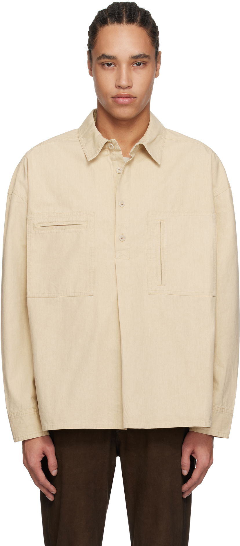 Košulja ISABEL MARANT Isabel Marant Terryc Shirt Bež | CH0239HA-C2G01H