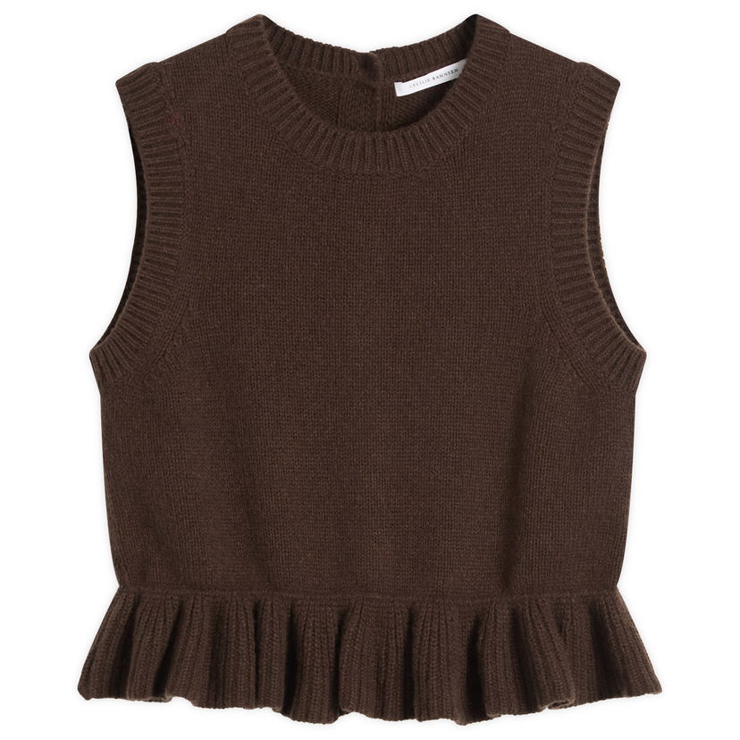 Prsluk Cecilie Bahnsen Bill Vest Smeđa | 225KNI53002